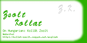 zsolt kollat business card